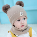 Children Baby Autumn Winter Girls wool Hat For Kids Toddler - Minihomy