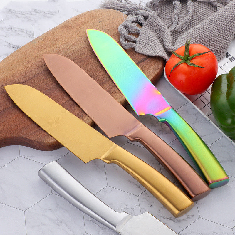 Colorful Durable Kitchen tools Boning Knife Cleaver Stainless Steel cutter - Minihomy