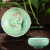 Celadon Hand-painted Ceramic Teacup Kung Fu Tea Set Carp Creative - Minihomy