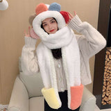 Bear Ears Scarf Hat - Minihomy