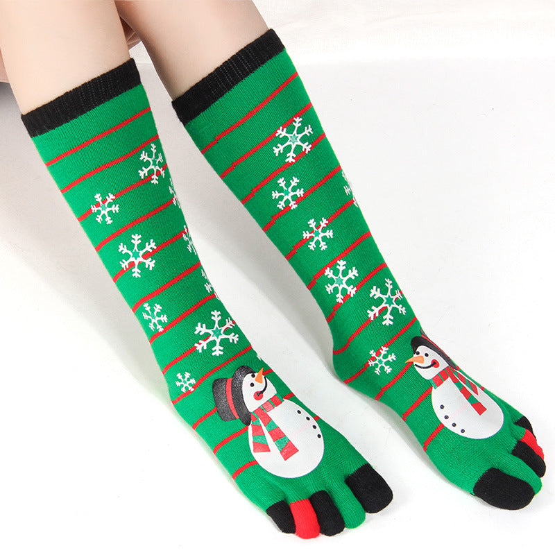 Christmas Five Finger Socks - Minihomy