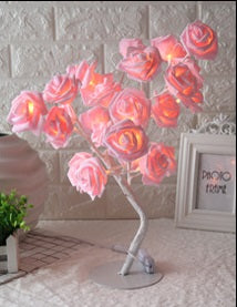 LED Tree Lamp Rose Small Tree Lamp - Minihomy