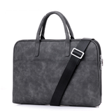 Faux Leather Laptop Bag For Women - Minihomy