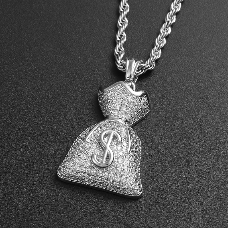 Symbol money bag pendant