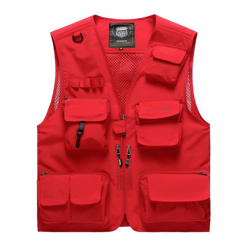 Multi-pocket fishing vest - Minihomy