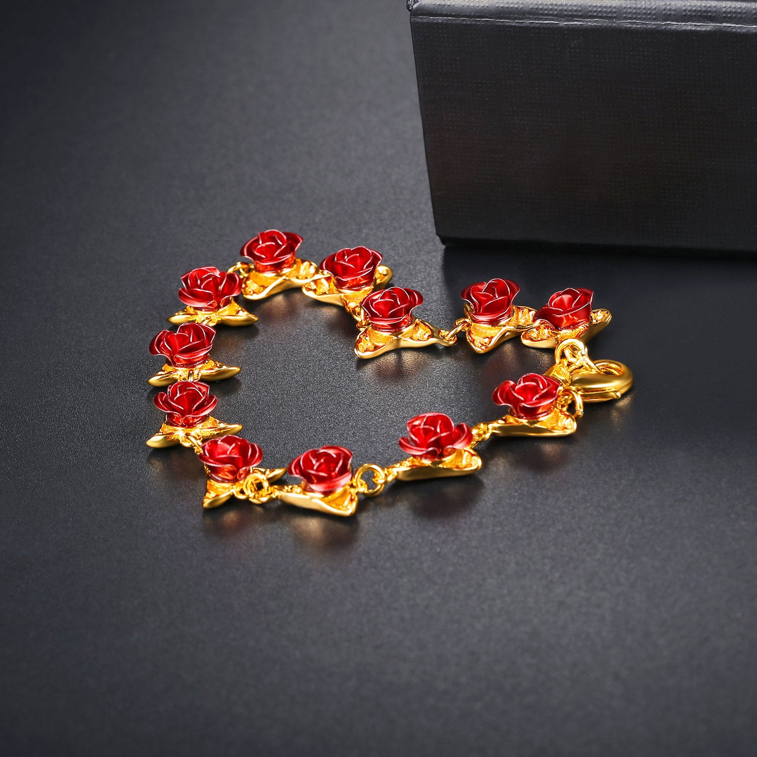 Rose Flower Bracelet