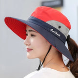 Outdoor sunshade hat couple fisherman's hat - Minihomy