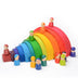 Arched solid wood toys - Minihomy