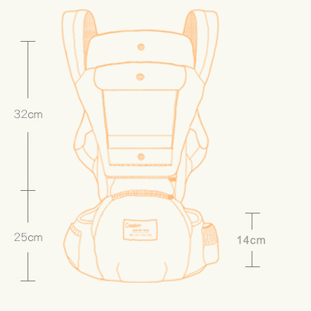 Multi-functional baby waist stool - Minihomy