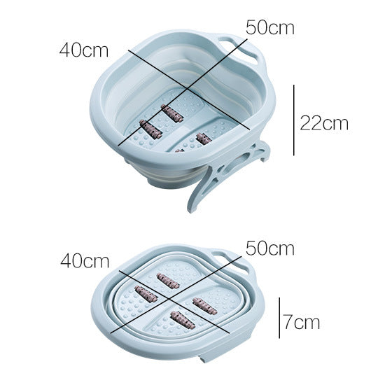 Portable basin foot massage basin - Minihomy