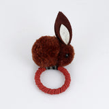 Hair ball rabbit hair ring - Minihomy