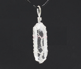 White Crystal Life Tree Necklace