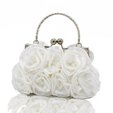 Handbag Women's Tote Bag Rose Flower Pattern Clutch Bags for Women - Minihomy