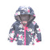 Hooded jacket with print pattern for kids - Minihomy