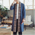 Casual Stitching Printed Linen Cloak Windbreaker: Your Ultimate Youth Fashion Statement - Minihomy