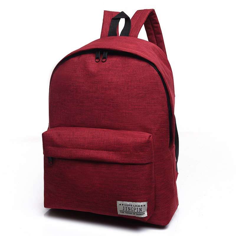 Canvas Men women Backpack College Students High Middle School Bags - Minihomy