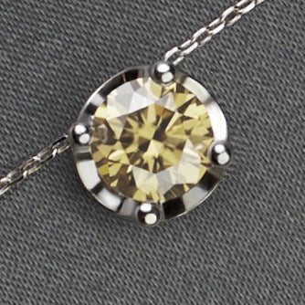 Moissanite necklace 1.5 carats VVS1 - Minihomy