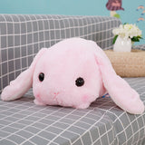 Lop rabbit pillow cartoon plush head rabbit - Minihomy