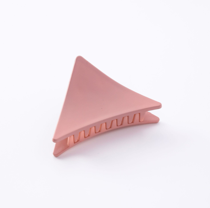 Medium wild color matte triangle hair clips - Minihomy