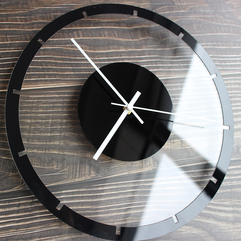 European minimalist creative home wall clock - Minihomy