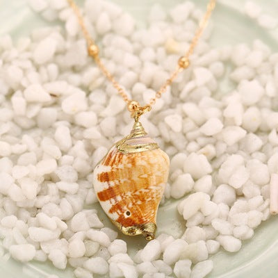 Phnom Penh Conch Shell Necklace - Minihomy