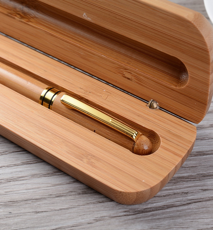 Bamboo Pen Bamboo Pen Pen Ball Pen Lettering Customer Gift Hard Pen Neutral Bamboo Pen - Minihomy