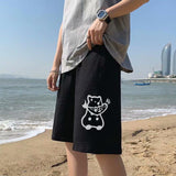 Summer Shorts Men's Korean Trend Loose Hong Kong Style Straight Sports Pants