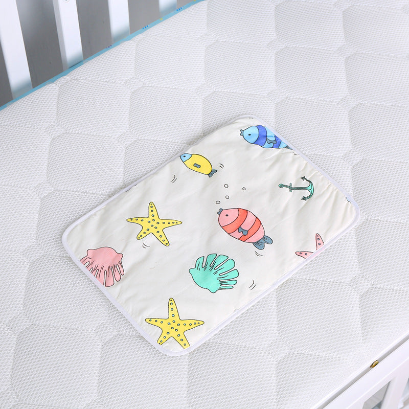 Baby cotton portable diaper changing pad - Minihomy