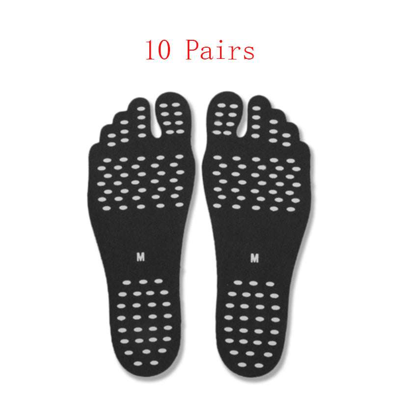 Beach Shoe Invisible Sticker Adhesive Pool Barefoot Anti-slip Pads Men Women - Minihomy