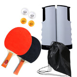 Retractable and Portable Table Tennis Racket Set