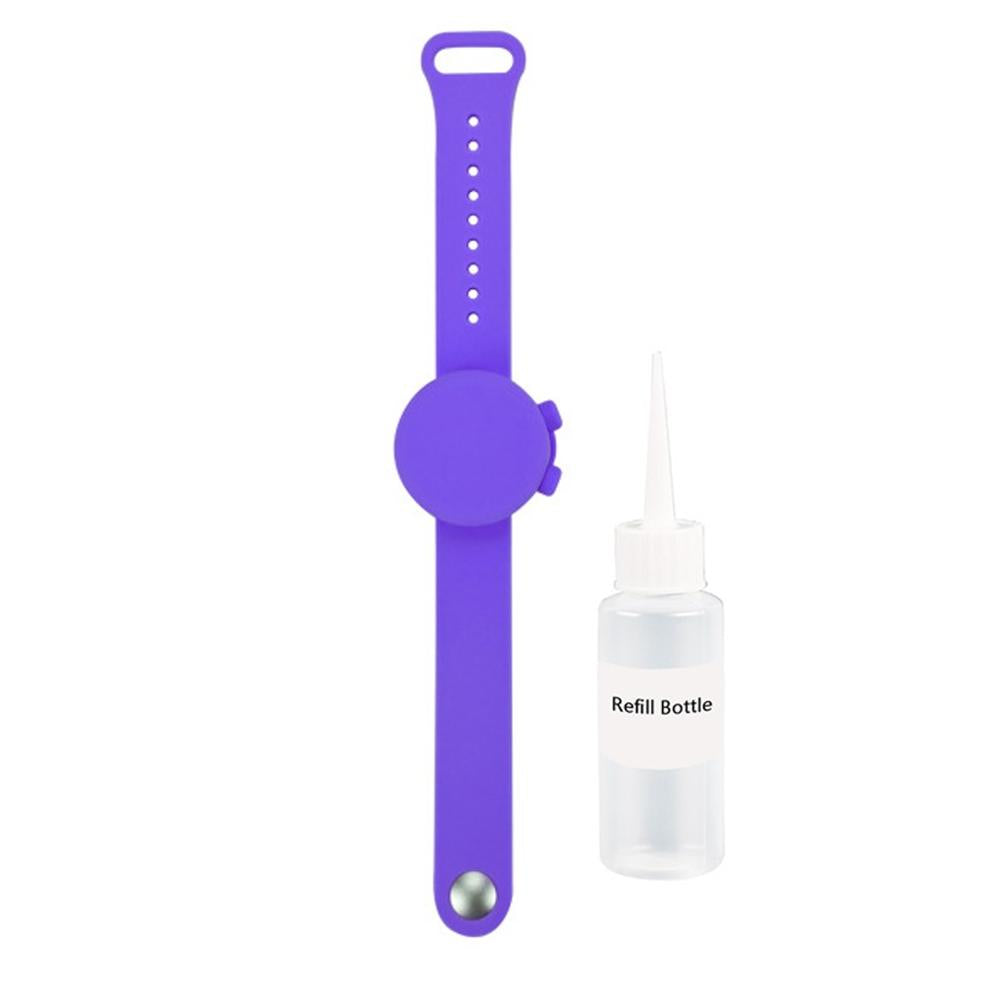 Outdooor Silicone Wristband Hand Sanitizer Disinfectant Bracelet - Minihomy