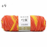 8 Strands Of Gradient Milk Cotton Wool Hand-knitted Medium Thick - Minihomy