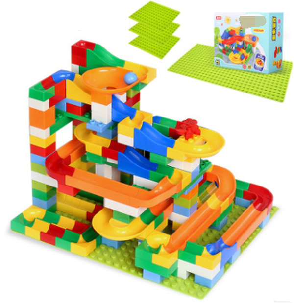 Children Large  Particles Assembled Slide Puzzle Blocks Toys 3-10 Years Old Boy Toy - Minihomy