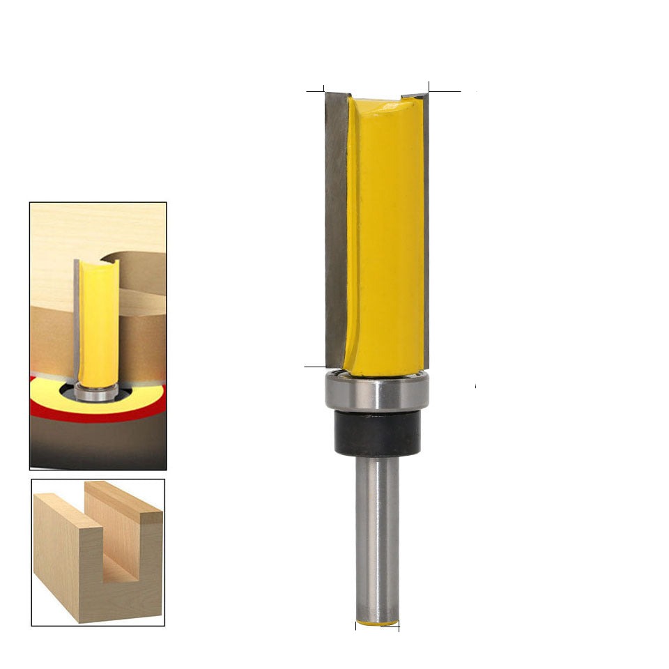 Straight edge copy milling cutter