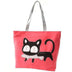 Cat Canvas Shoulder Bag - Minihomy