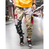 Large size loose camouflage tooling men's elastic waist casual trousers - Minihomy