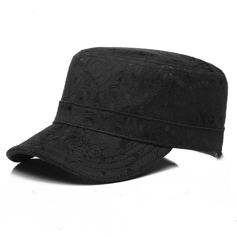 Three-dimensional Jacquard Women's Flat Hat