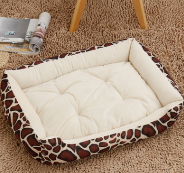 Kennel pet supplies in the large dog pet nest Golden Retriever dog bed autumn and winter cotton dog mat - Minihomy