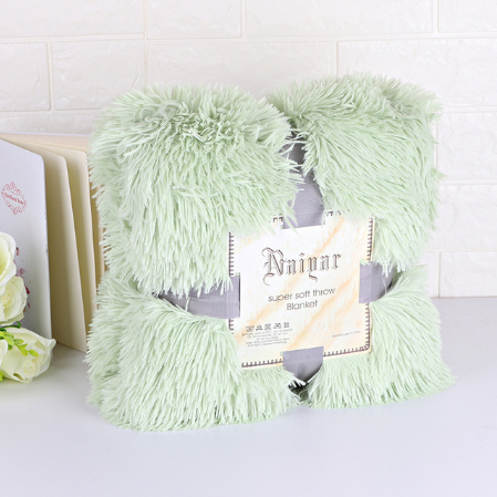 Super Soft Long Shaggy Fuzzy Warm Elegant Cozy With Fluffy Sherpa Throw Blanket