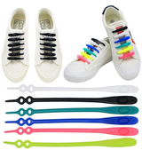 Silicone Elastic Multi-size Horn-shaped Shoelaces