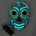 LED Mask Luminous Glowing Halloween Party Mask Neon EL Mask Halloween Cosplay Mask - Minihomy