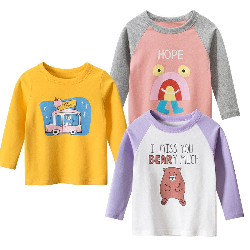 Girls Long Sleeve T-shirt - Baby Clothes - Minihomy