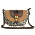 Female Ethnic Style Leather Messenger Dumpling Bag - Minihomy