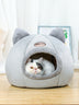 Original Cat Head Nest - Enclosed Cat Supplies Bed for Warm Sleeping - Minihomy