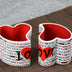 Ceramic Creative Heart-shaped Couple Water Cup - Minihomy