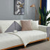 Thick Solid Color Plush Sofa Cushion For Autumn And Winter