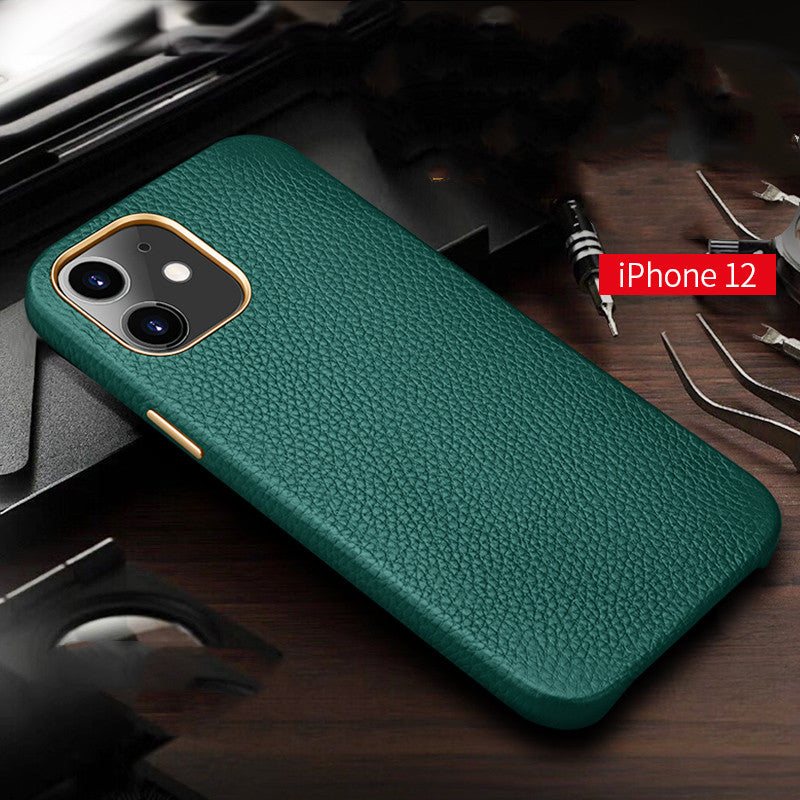 Chassis Leather Protective Shell All-Inclusive Anti-Fall High-End Luxury Ultra-Thin Protective Cover - Minihomy