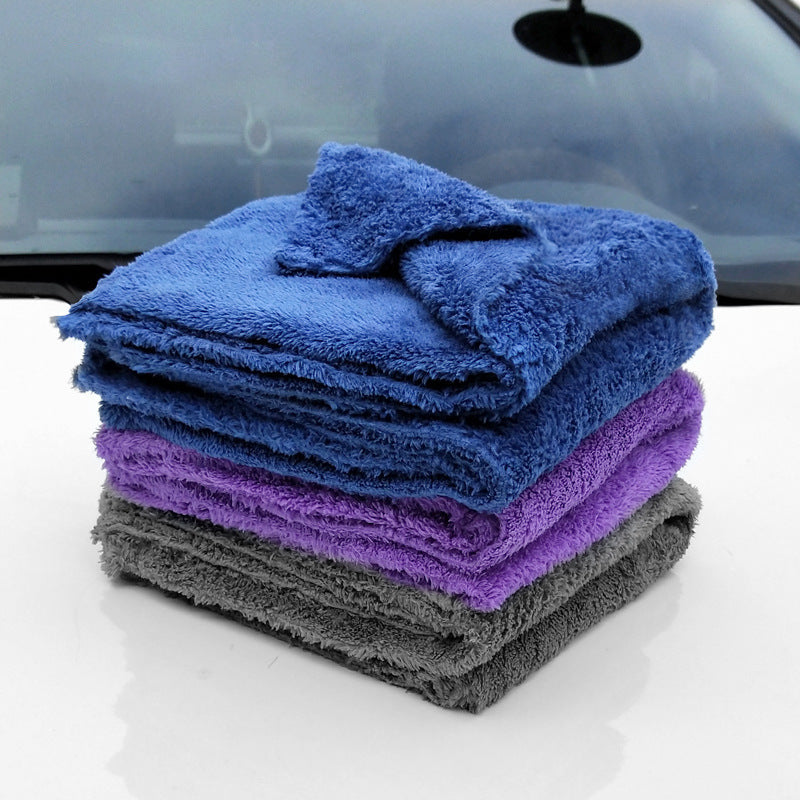 Coral Fleece Microfiber Fervently Thickened Car Wash Towels - Minihomy