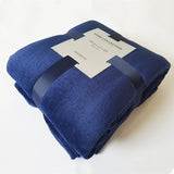 Pure Color Fleece Blanket Travel Blanket: Cozy Comfort Wherever You Go