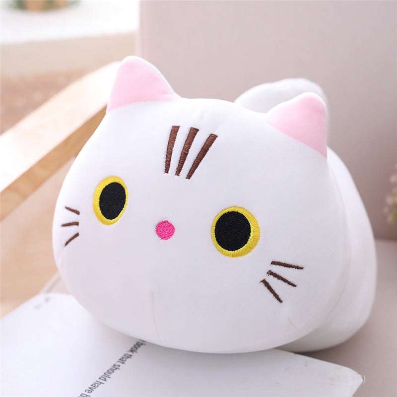 Large Size Cartoon Cat Plush Toys Stuffed Cloth Doll Long Animal Pillow Cushion - Minihomy